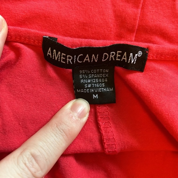 American Dream Medium Red Bodycon Dress - Picture 3 of 3